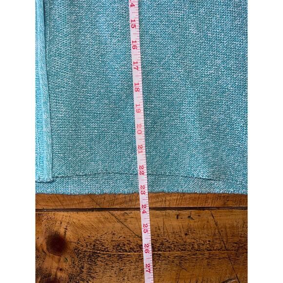 Womens Orvis Blue Cotton Blend Cardigan Sweater‎ Wooden Buttons 60s Style XL - Picture 7 of 7